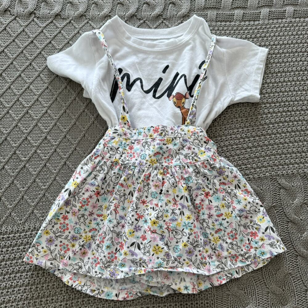 Disney Bambi Pinnie & Tee ~ 24M